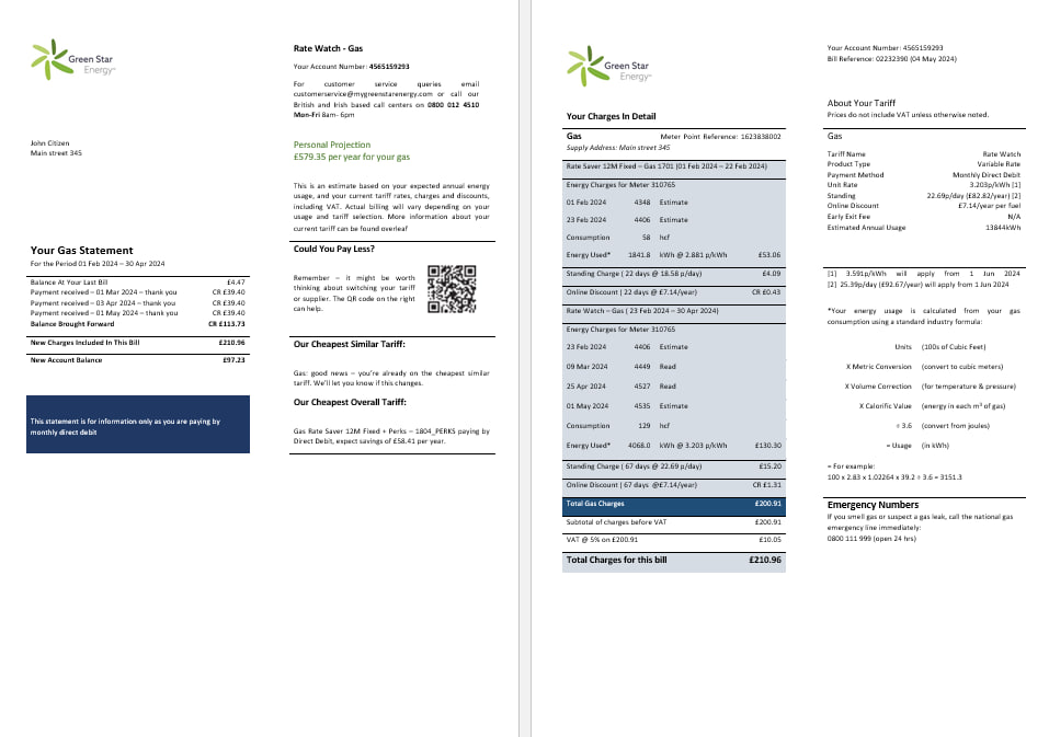  Minol USA business utility bill 